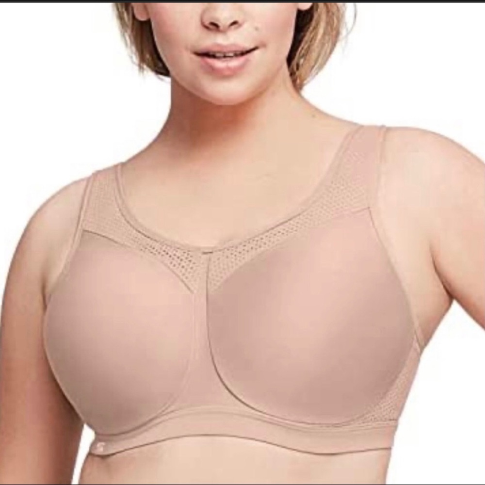 Glamorise Sport beige sports bra 34D